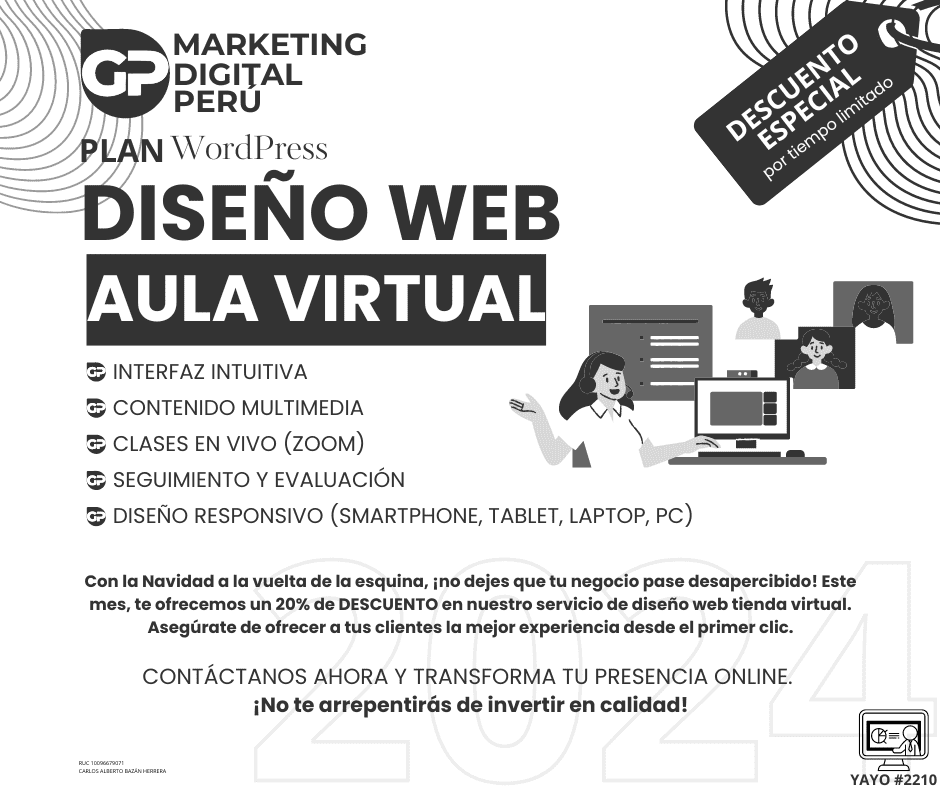 Diseño web AULA VIRTUAL
